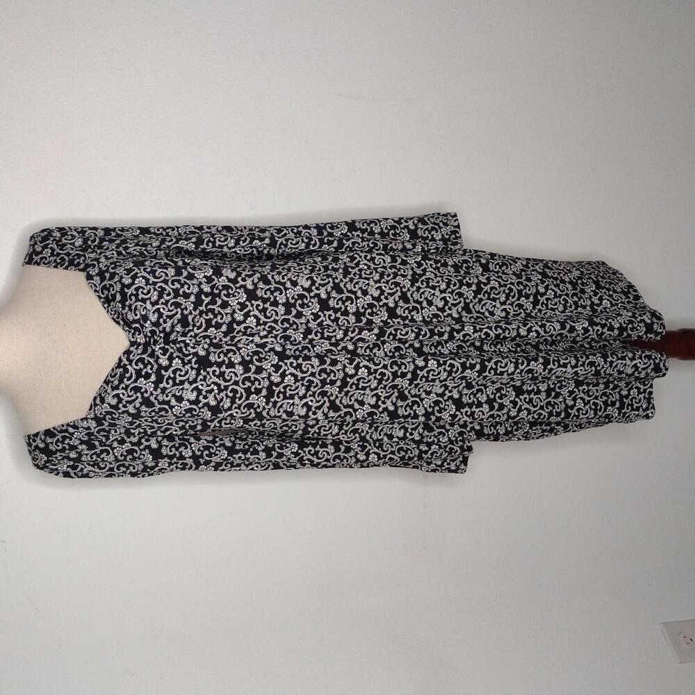 NWT Boden Women's Black/White Print Dress Size 12